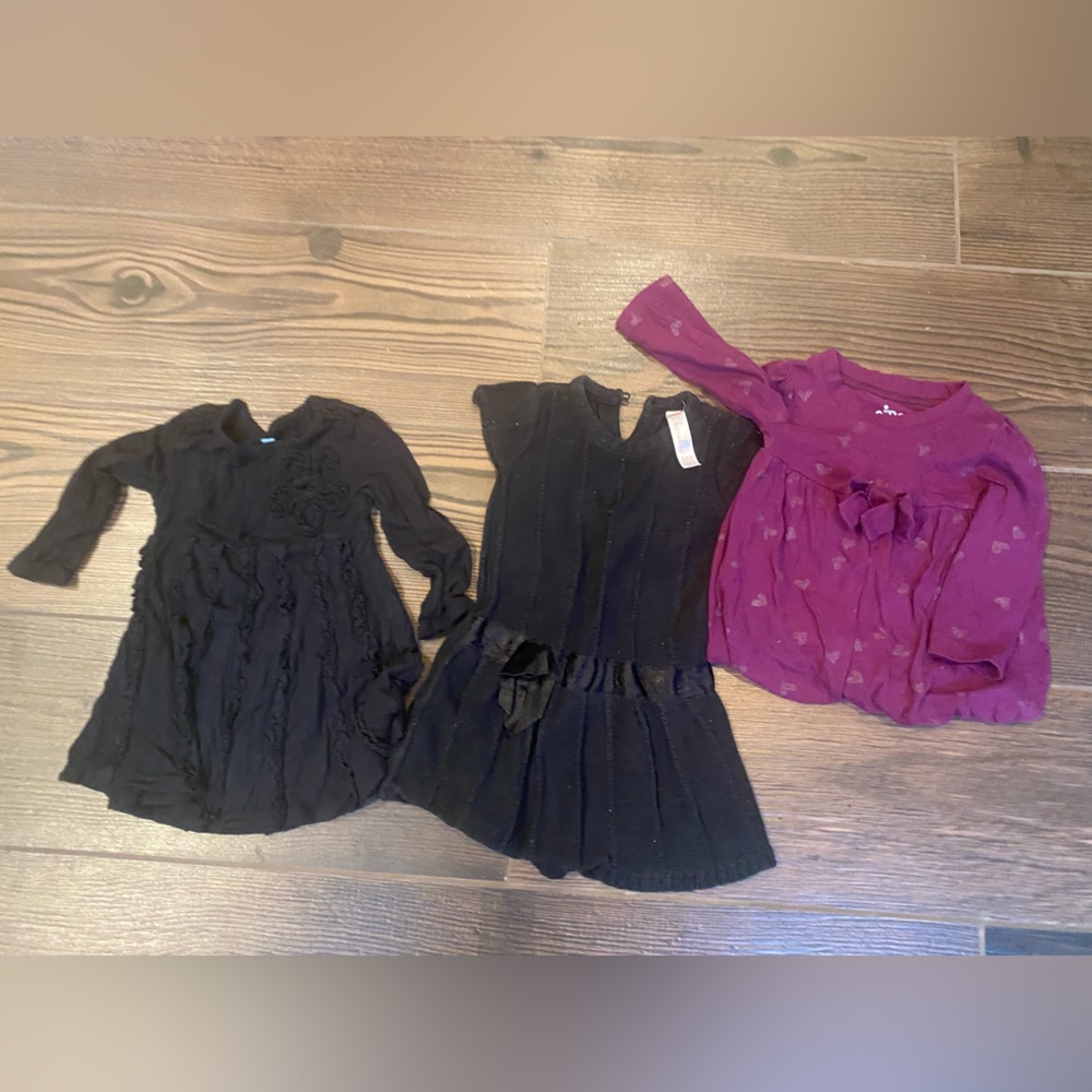 Lot of 12 mo baby girl Dresses